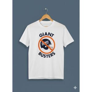 Giant Busters White SS Graphic Tee Shirt T-Shirt S
